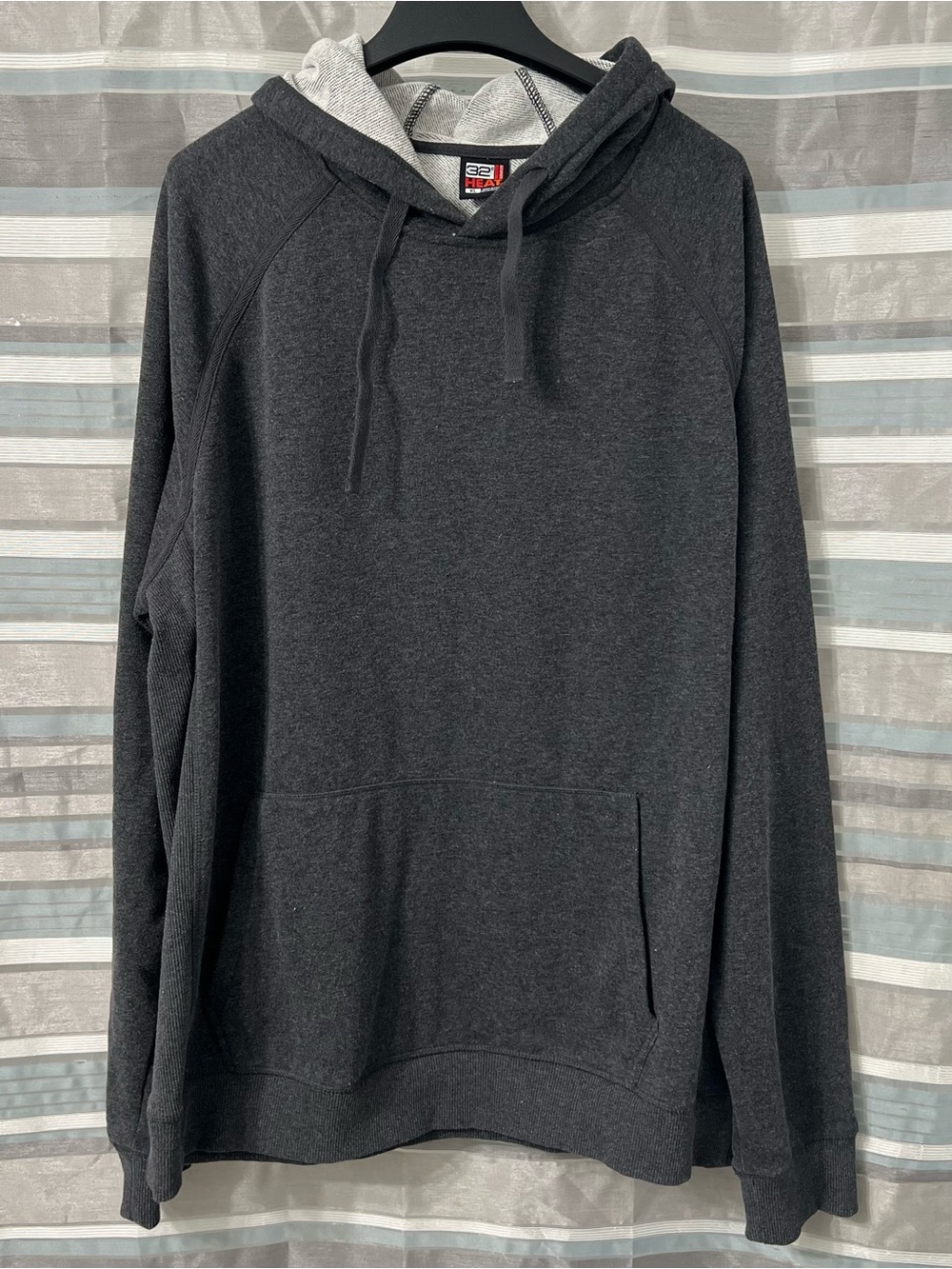 32 Degrees Charcoal Men’s French Terry Pullover Hoodie